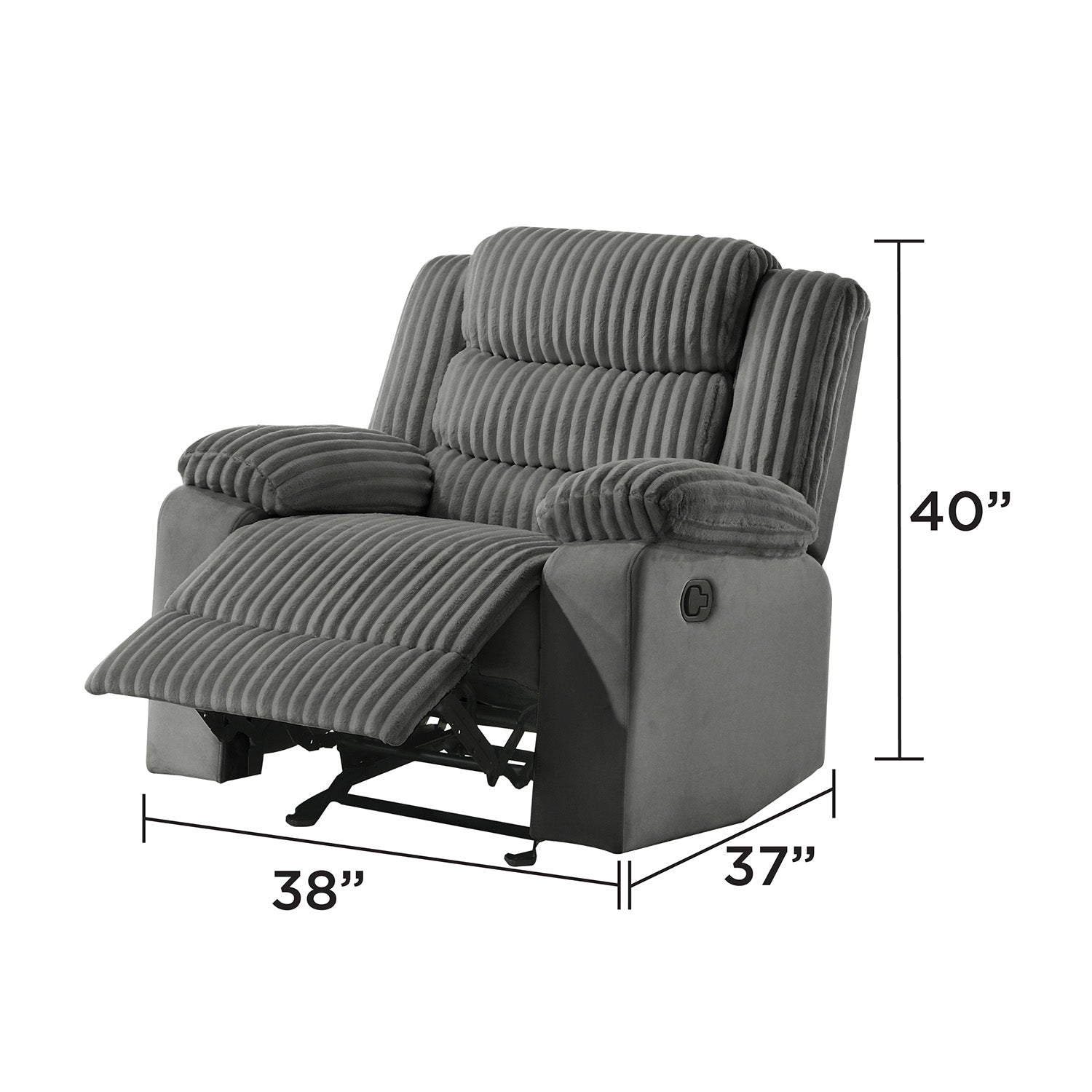 Bellanca - Fauteuil Inclinable - Gris