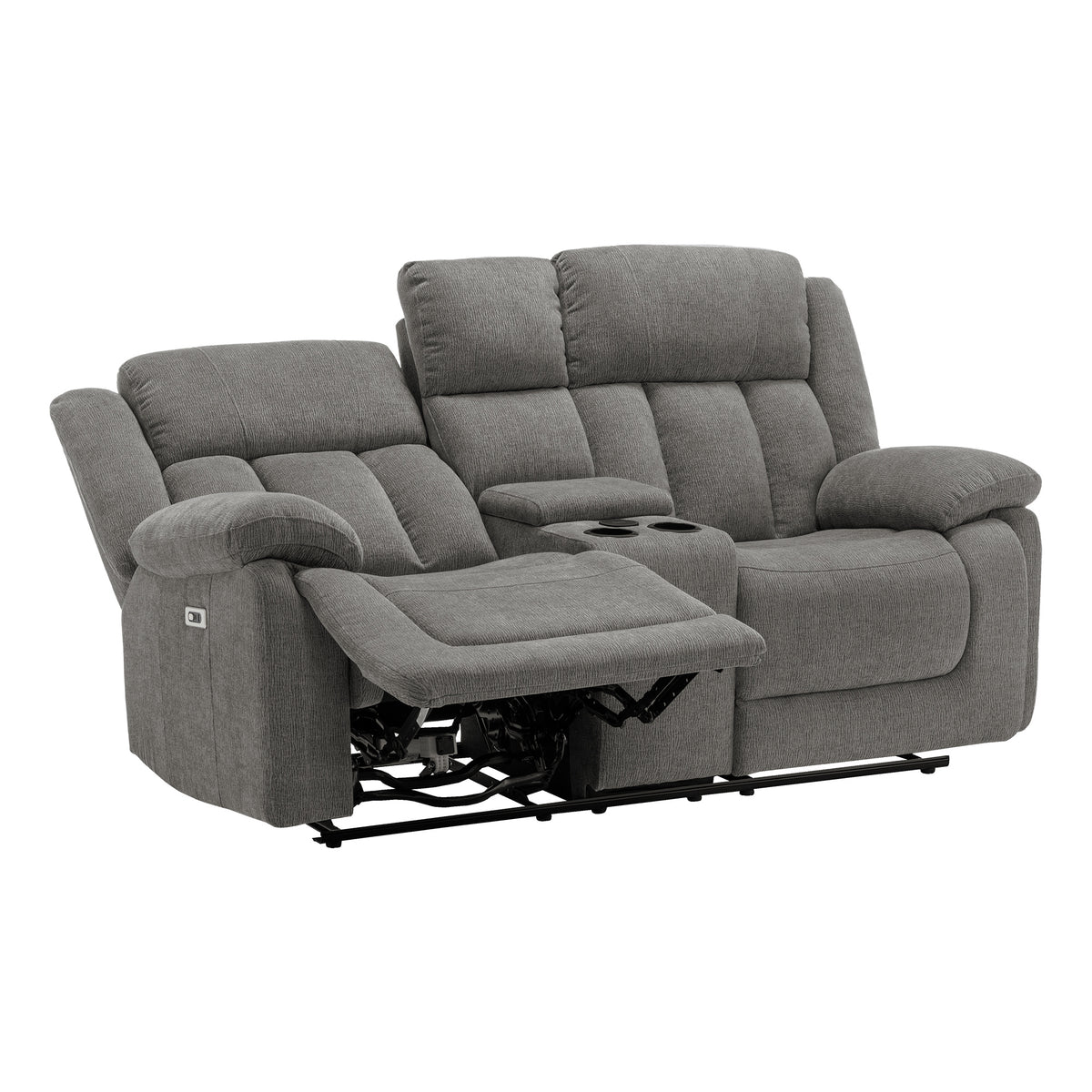 Mason - Causeuse Inclinable Électrique - Gris