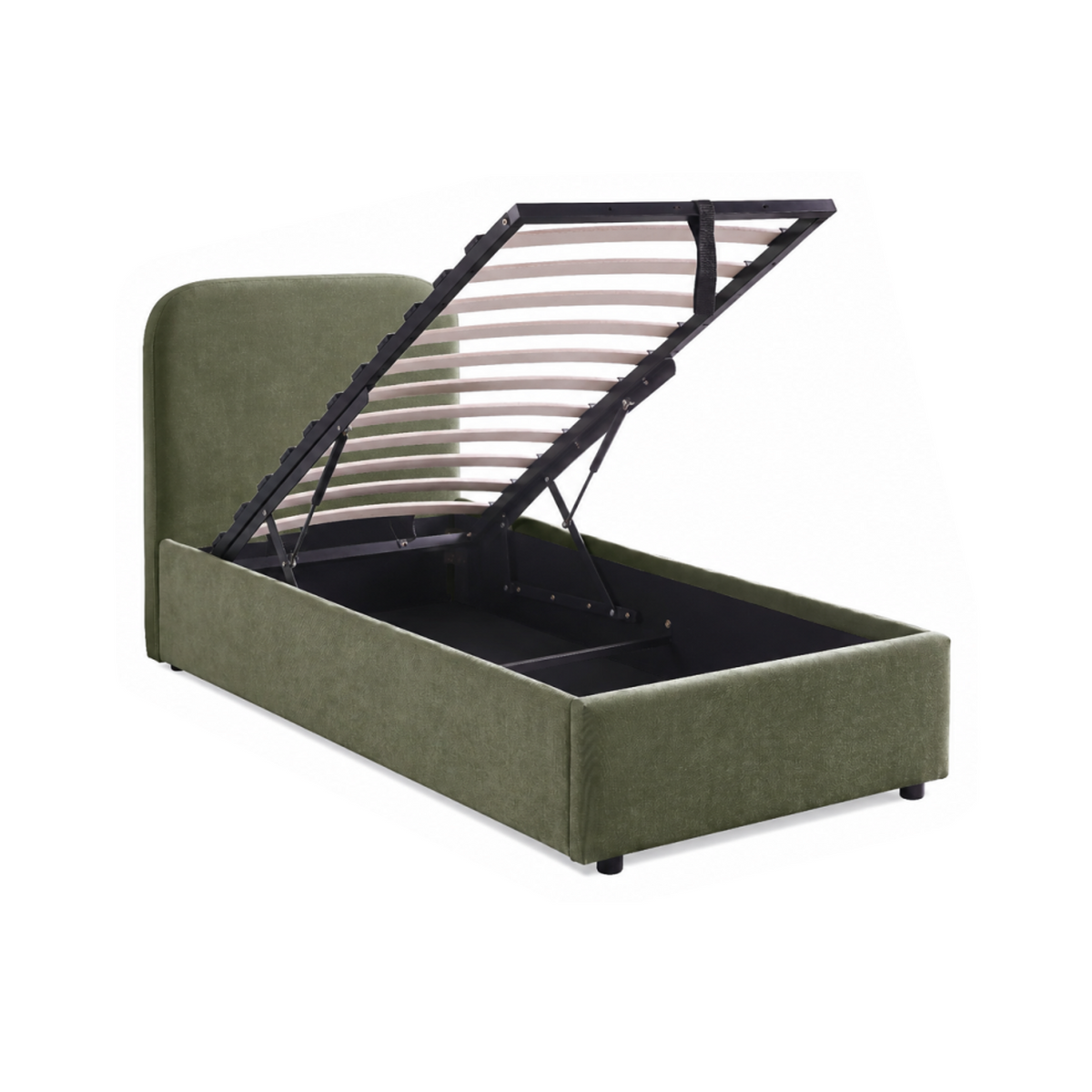 Jenson - Twin Storage Bed - Olive Green
