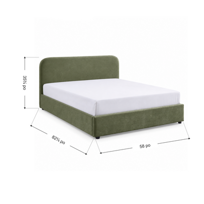 Jenson - Full Storage Bed - Olive Green