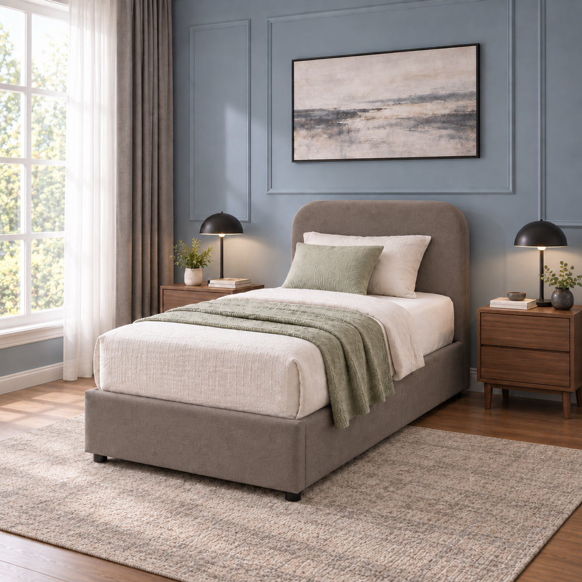 Jenson - Twin Storage Bed - Mocha