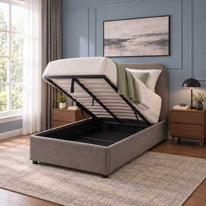 Jenson - Twin Storage Bed - Mocha