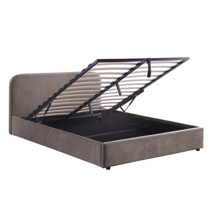 Jenson - Queen Storage Bed - Mocha