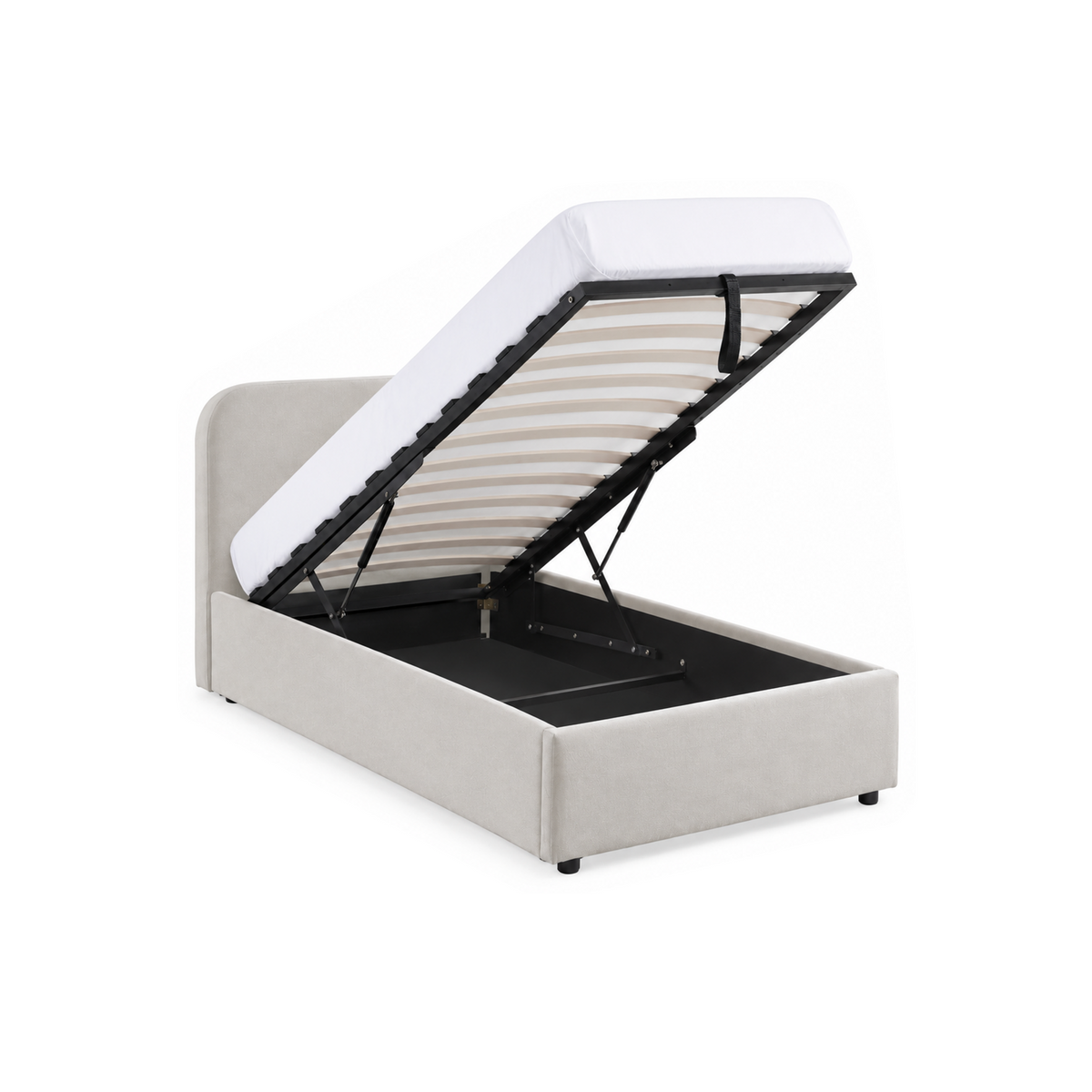 Jenson - Twin Storage Bed - Beige