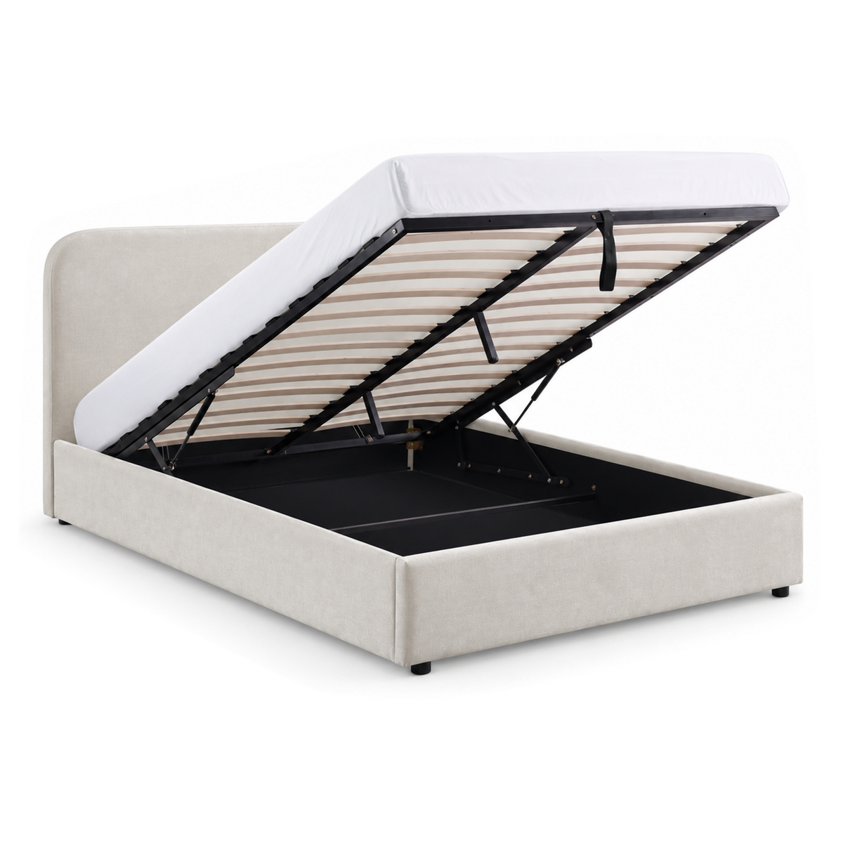 Jenson - Full Storage Bed - Beige