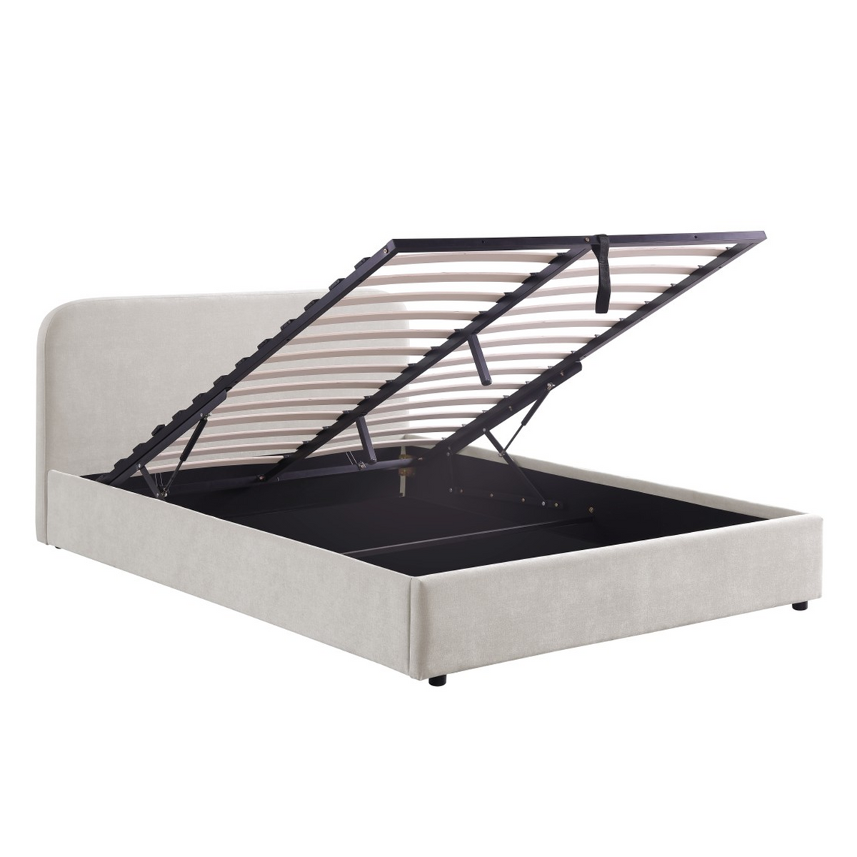 Jenson - Queen Storage Bed - Beige