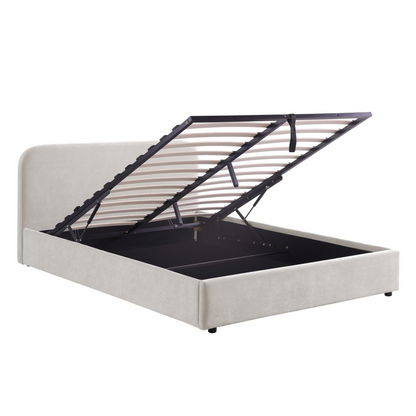 Jenson - Queen Storage Bed - Beige