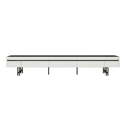 Bram - TV Stand - White - 78 in