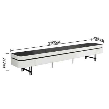 Bram - TV Stand - White - 78 in