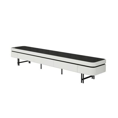 Bram - TV Stand - White - 78 in