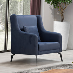 Armchair - Luna - Anthracite Fabric