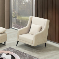 Armchair - Luna - Cream Fabric