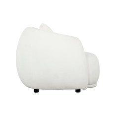 Armchair - Diana - Wooly Boucle Ivory Fabric