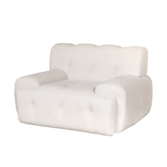 Armchair - Panda - Beige Fabric