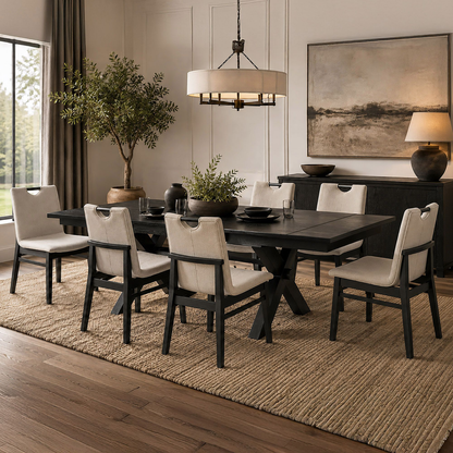 Argyle - Extendable Dining Table - Black