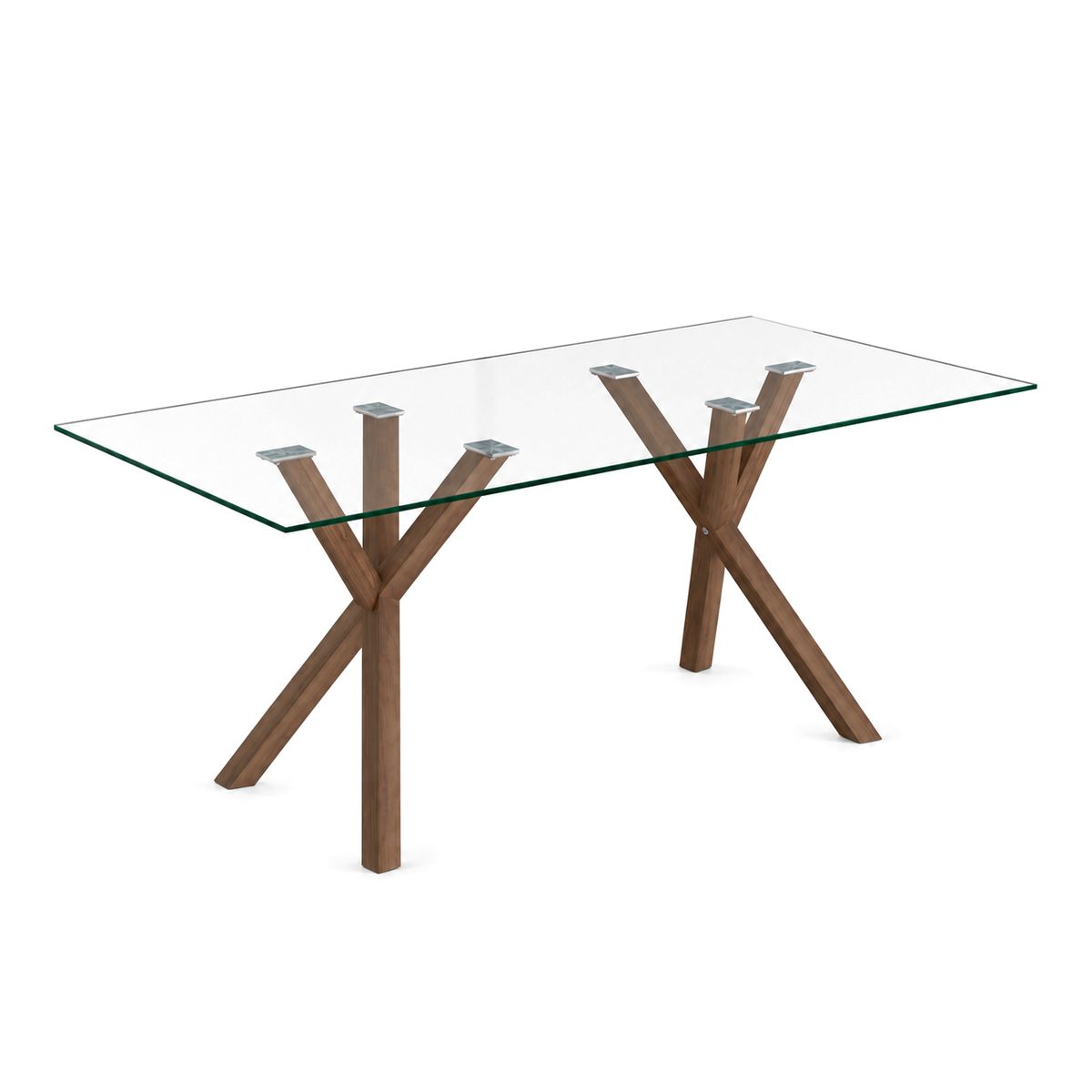 Stark - Table à Manger - Noyer