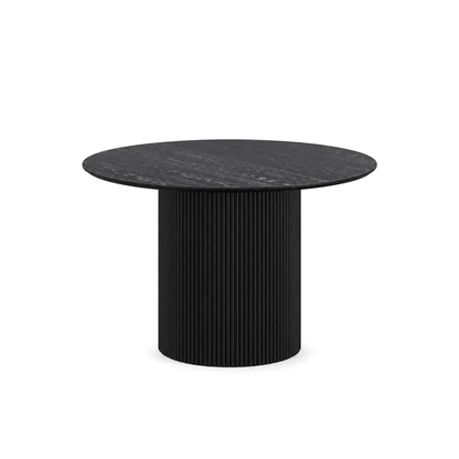 Tovas - Round Dining Table - Black