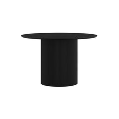 Round Dining Table - Tovas - Black