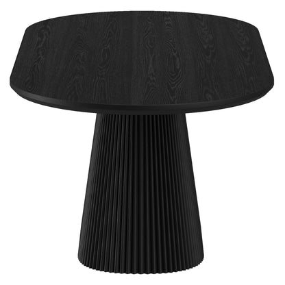 Tovas - Oval Dining Table - Black