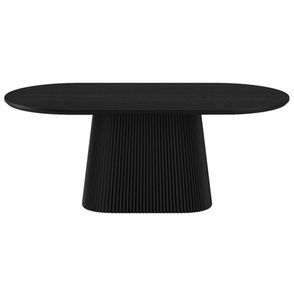 Tovas - Oval Dining Table - Black
