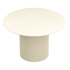 Round Dining Table - Tovas - Ivory