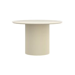 Round Dining Table - Tovas - Ivory