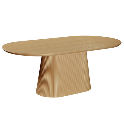 Tovas - Oval Dining Table - Natural