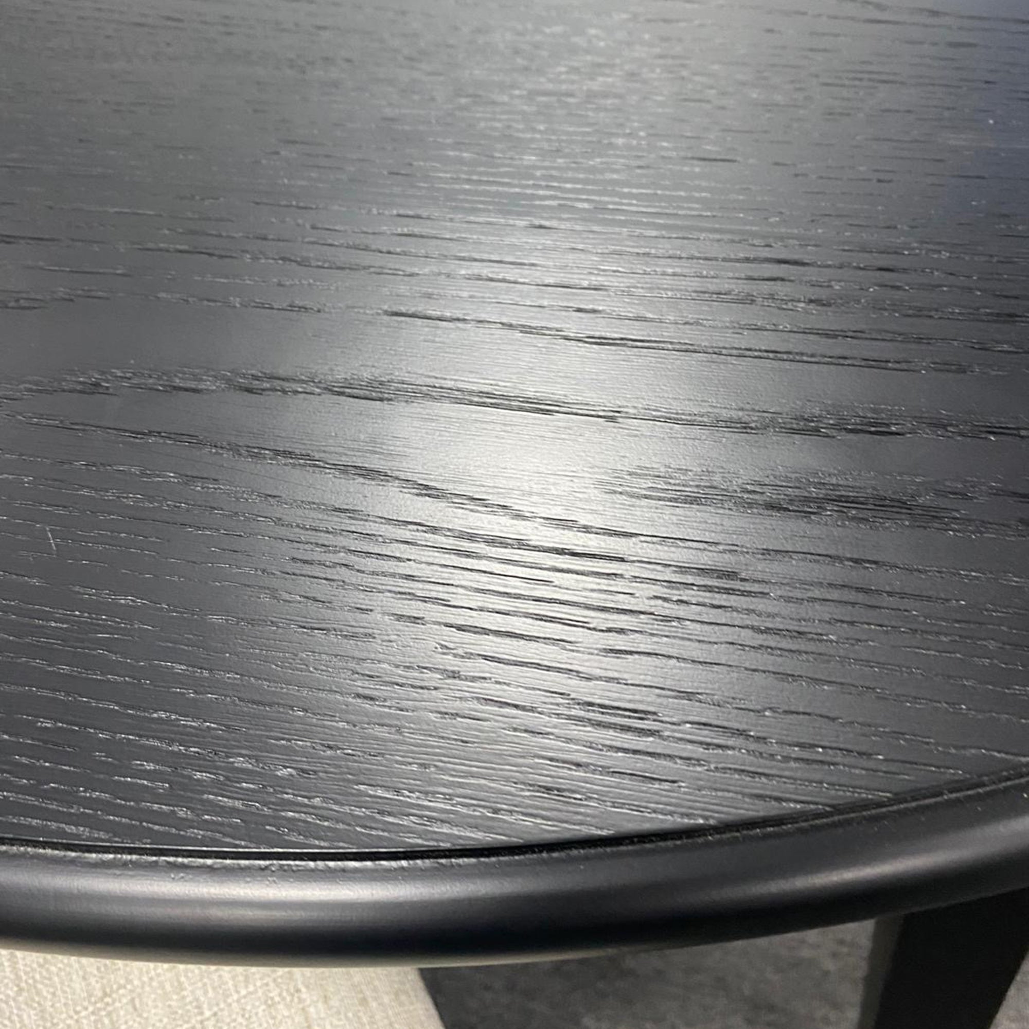 Conrad - Table à Manger Ronde - Noir