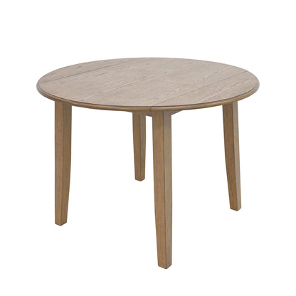 Conrad - Table à Manger Ronde - Noyer
