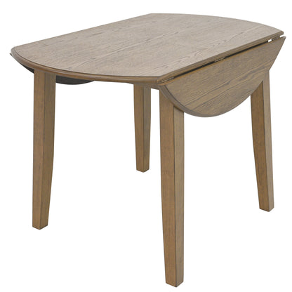 Conrad - Table à Manger Ronde - Noyer