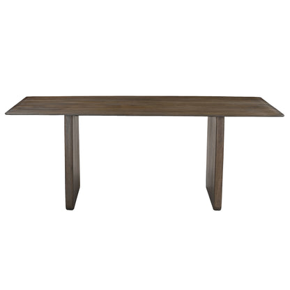 Bazul - Table à Manger - Bois Massif Moka