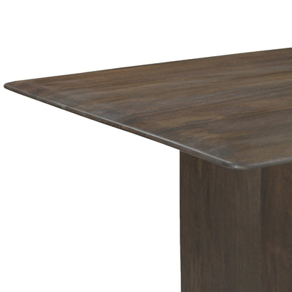 Bazul - Table à Manger - Bois Massif Moka