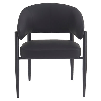 Bronson - Chaise de Salle à Manger - Noir