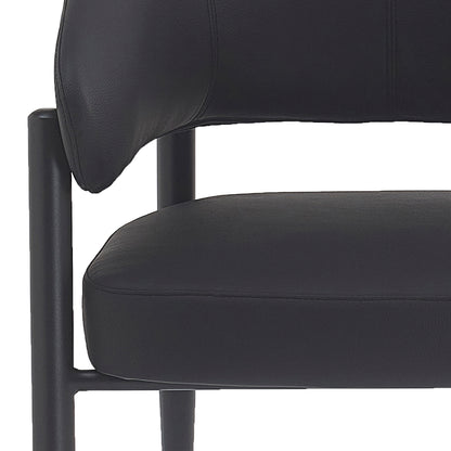 Bronson - Chaise de Salle à Manger - Noir
