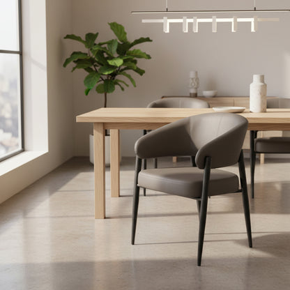 Bronson - Chaise de Salle à Manger - Gris