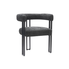 Scarlet - Dining Chair - Charcoal Bouclé