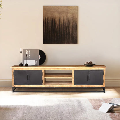 Noren - TV Stand - Solid Wood - 78"