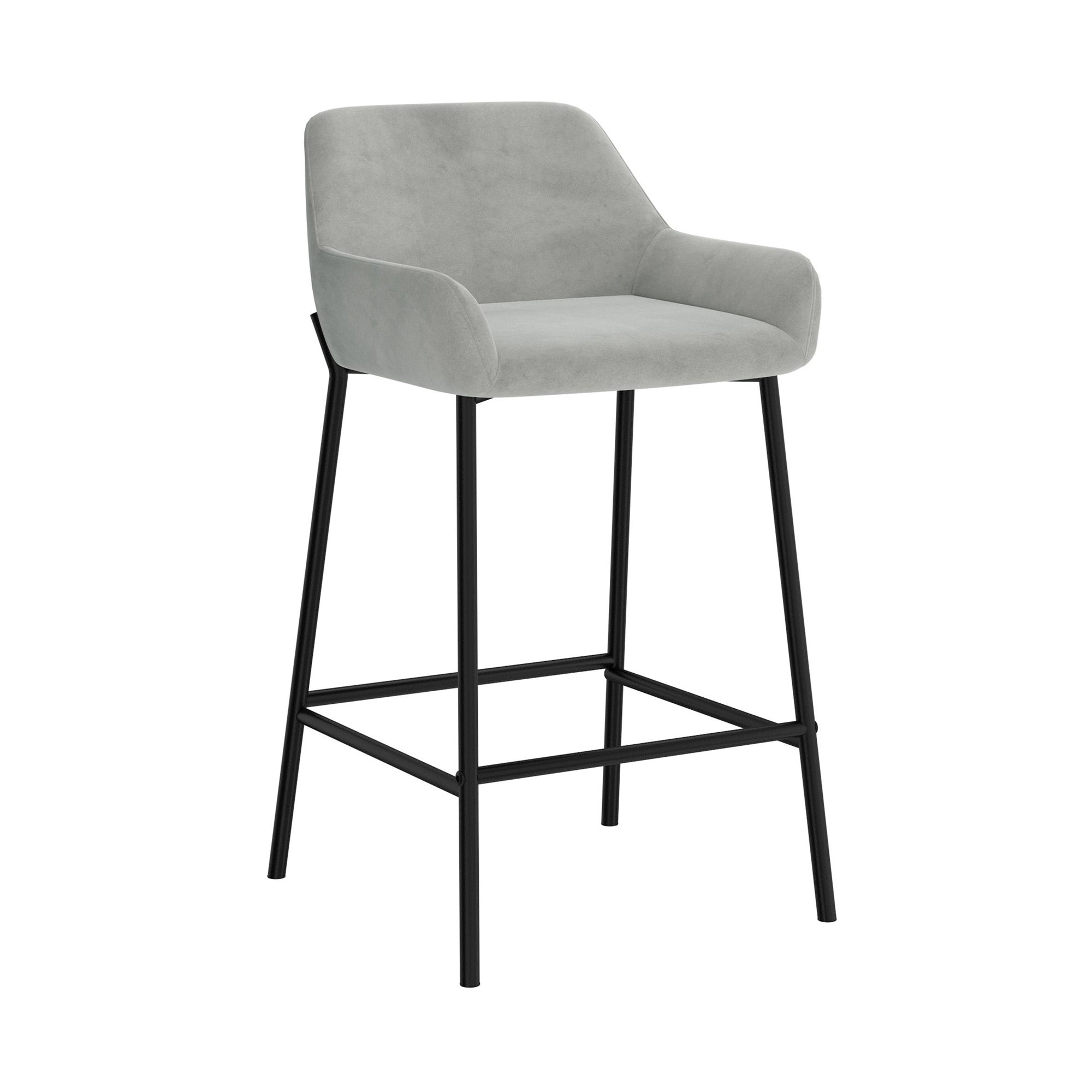 Baily - Tabouret de bar - Gris