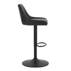 Kron - Adjustable Bar Stool - Black