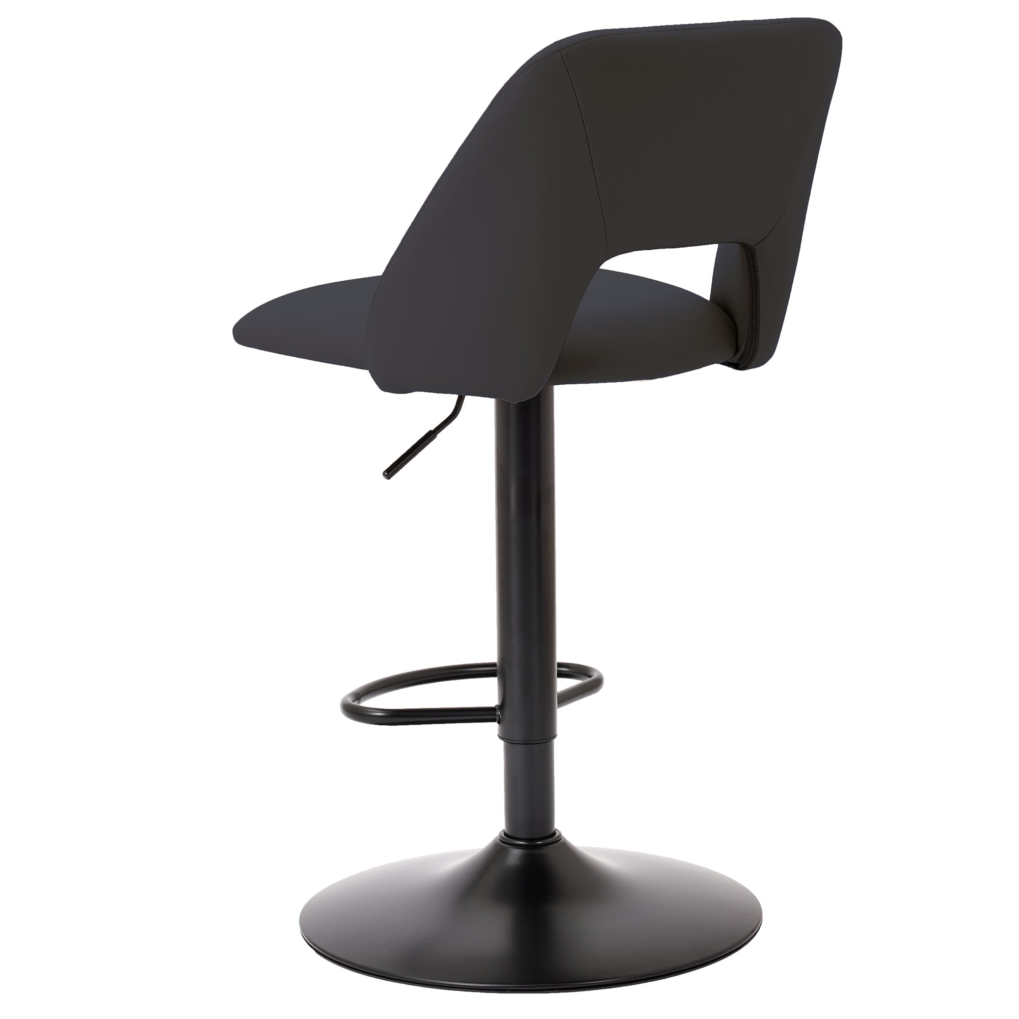 Adler - Adjustable Bar Stool - Black