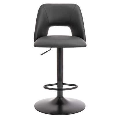 Adler - Adjustable Bar Stool - Black