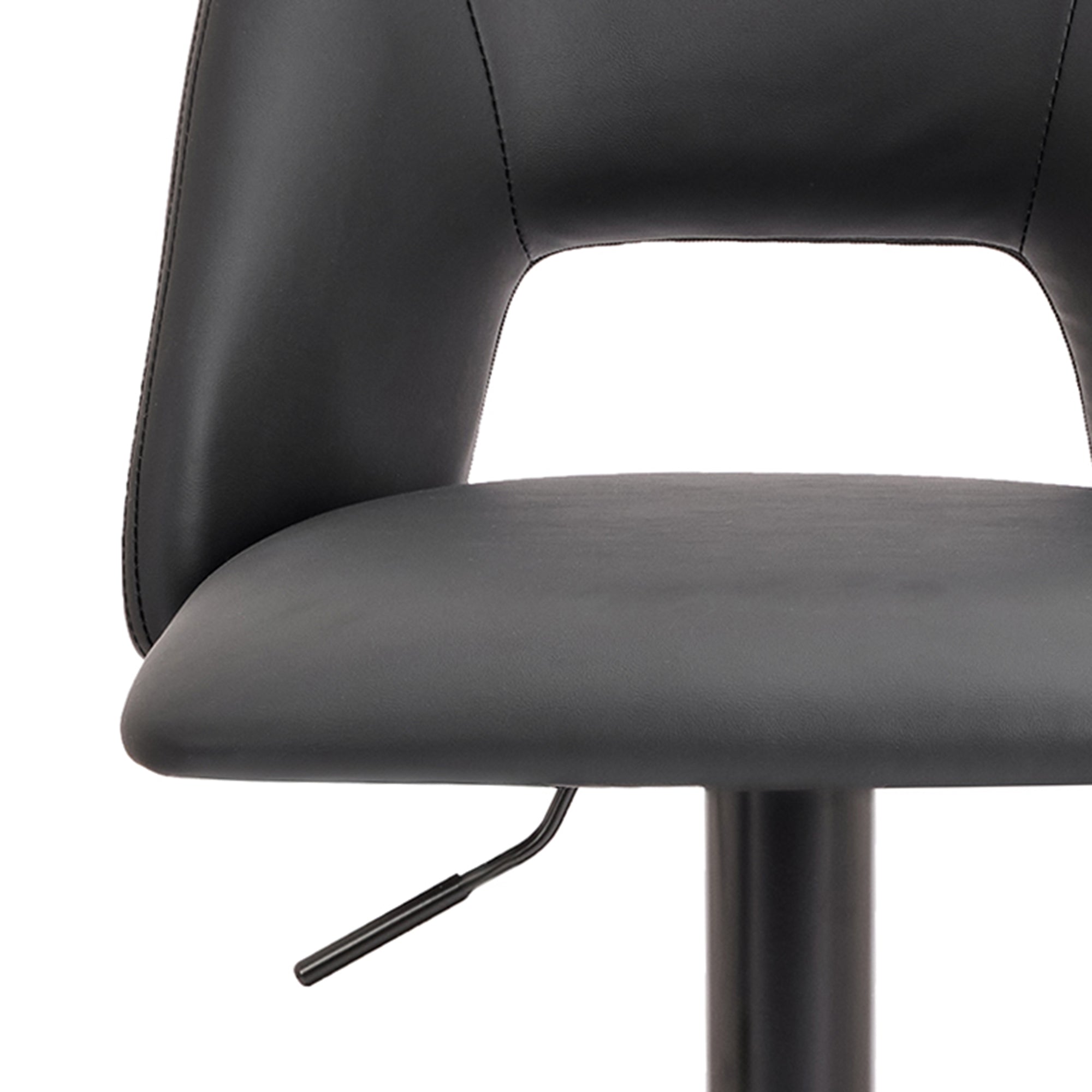 Adler - Adjustable Bar Stool - Black