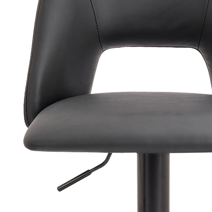 Adler - Adjustable Bar Stool - Black
