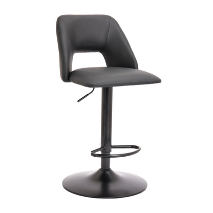 Adler - Adjustable Bar Stool - Black