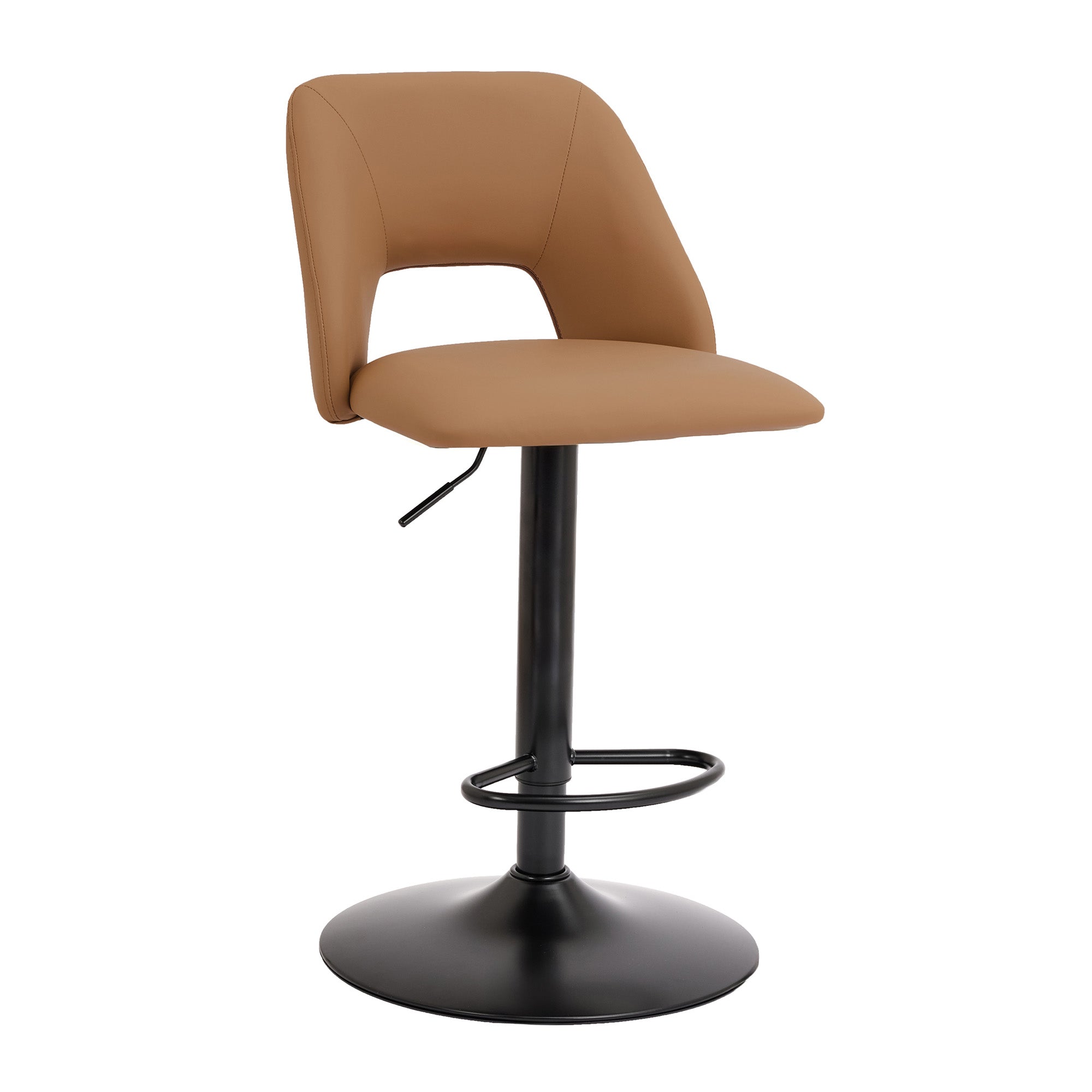 Adler - Tabouret de bar ajustable - Brun