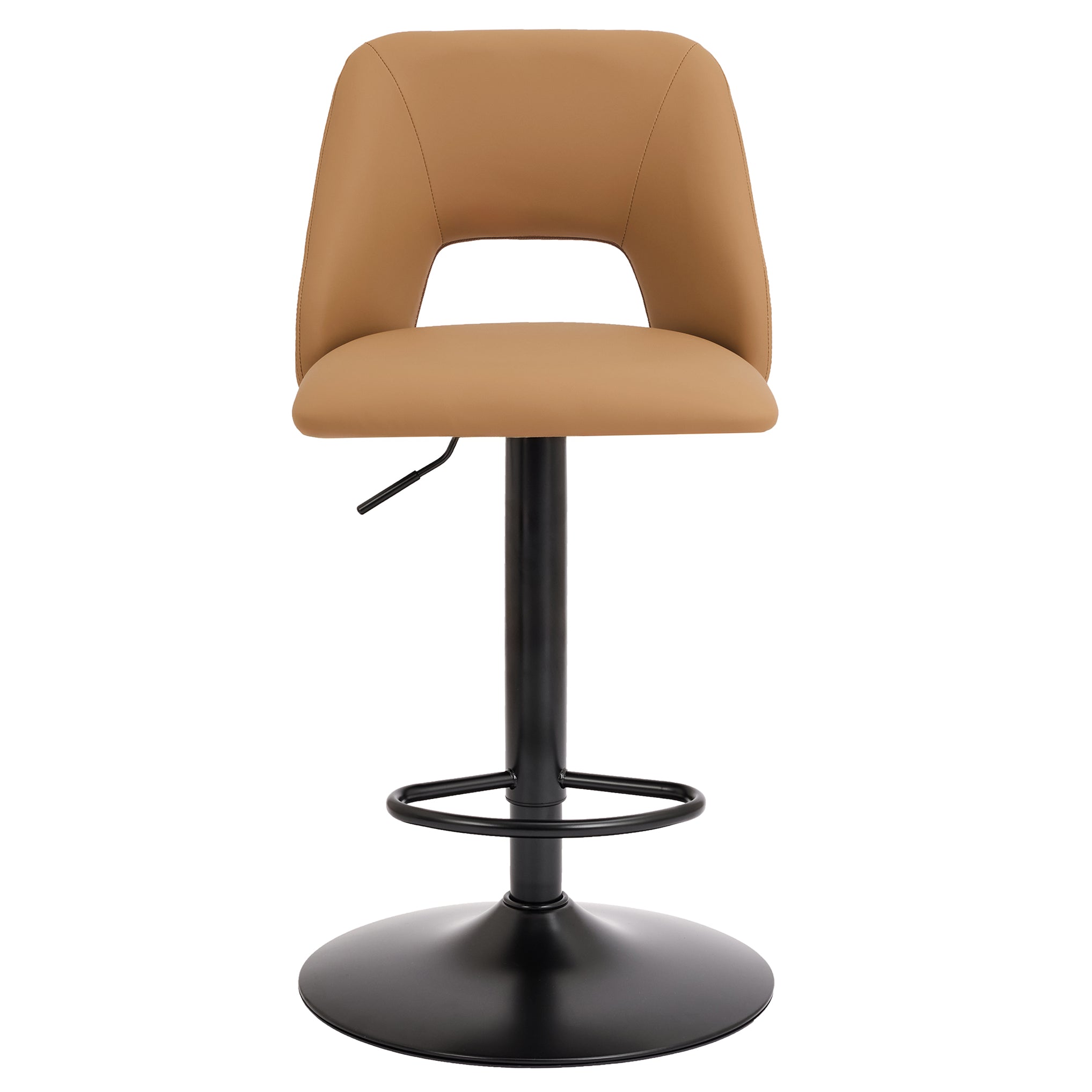 Adler - Tabouret de bar ajustable - Brun