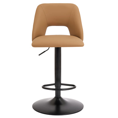 Adler - Tabouret de bar ajustable - Brun
