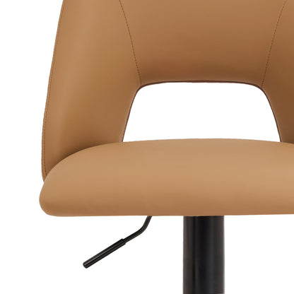 Adler - Tabouret de bar ajustable - Brun