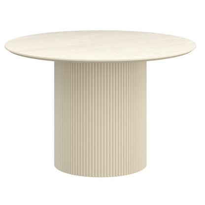 Tovas/Audrey - Dining Table Set - Ivory and Beige