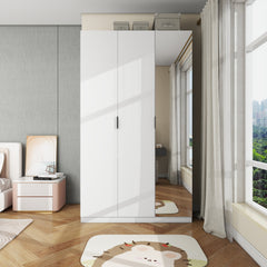 CLAS Modular Wardrobe with 3 Doors - Glossy White